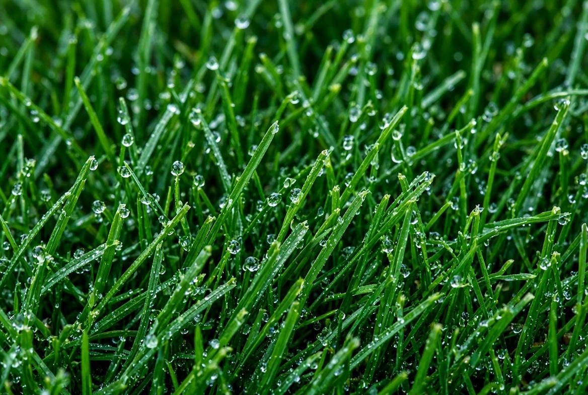Close lawn texture